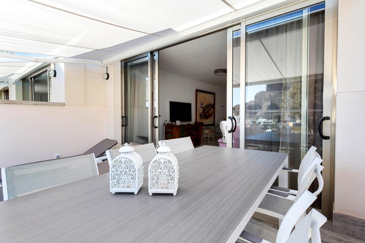 Ribera Del Puerto - Luxe Apartement With Great Terrace And Sea View Puerto De Mogan Exterior photo